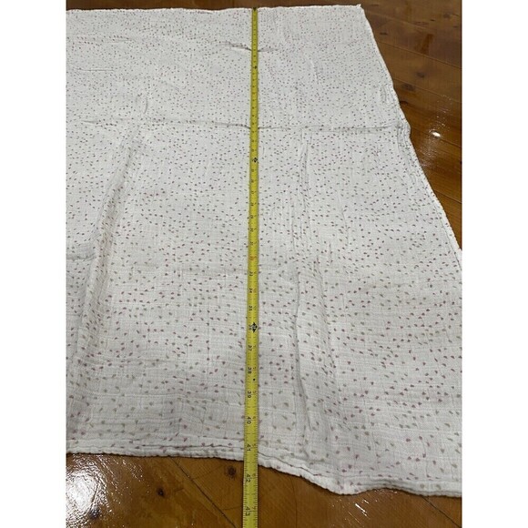 Aden + Anais Unisex Baby POLKA DOT PINK Hearts Cotton Muslin Swaddle Blanket - Picture 5 of 5